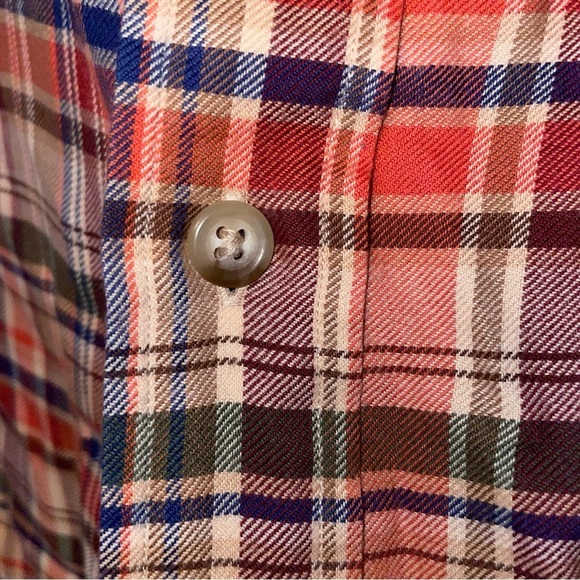 Polo by Ralph Lauren Plaid Button Up Collared Shirt with Elbow Patches Size XXL - Picture 6 of 8